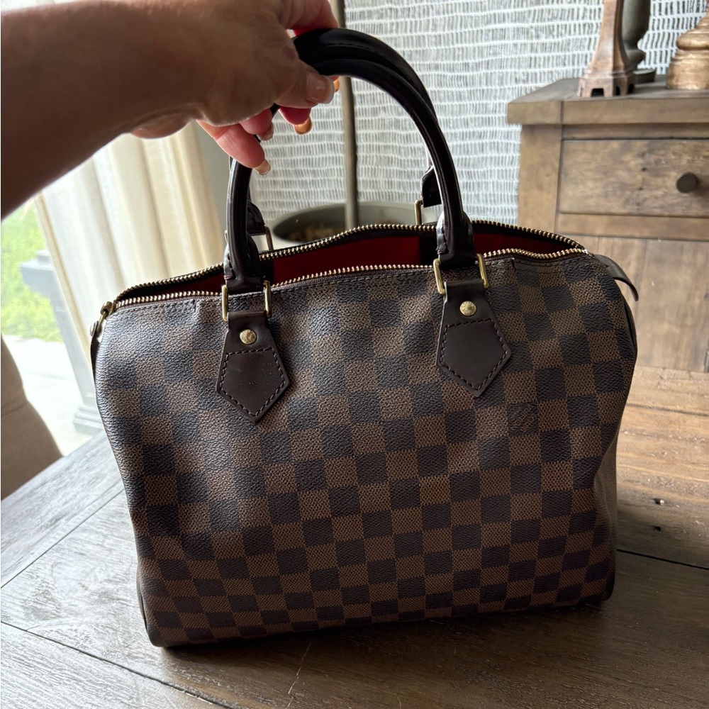 Louis Vuitton Brown Checkered Bag